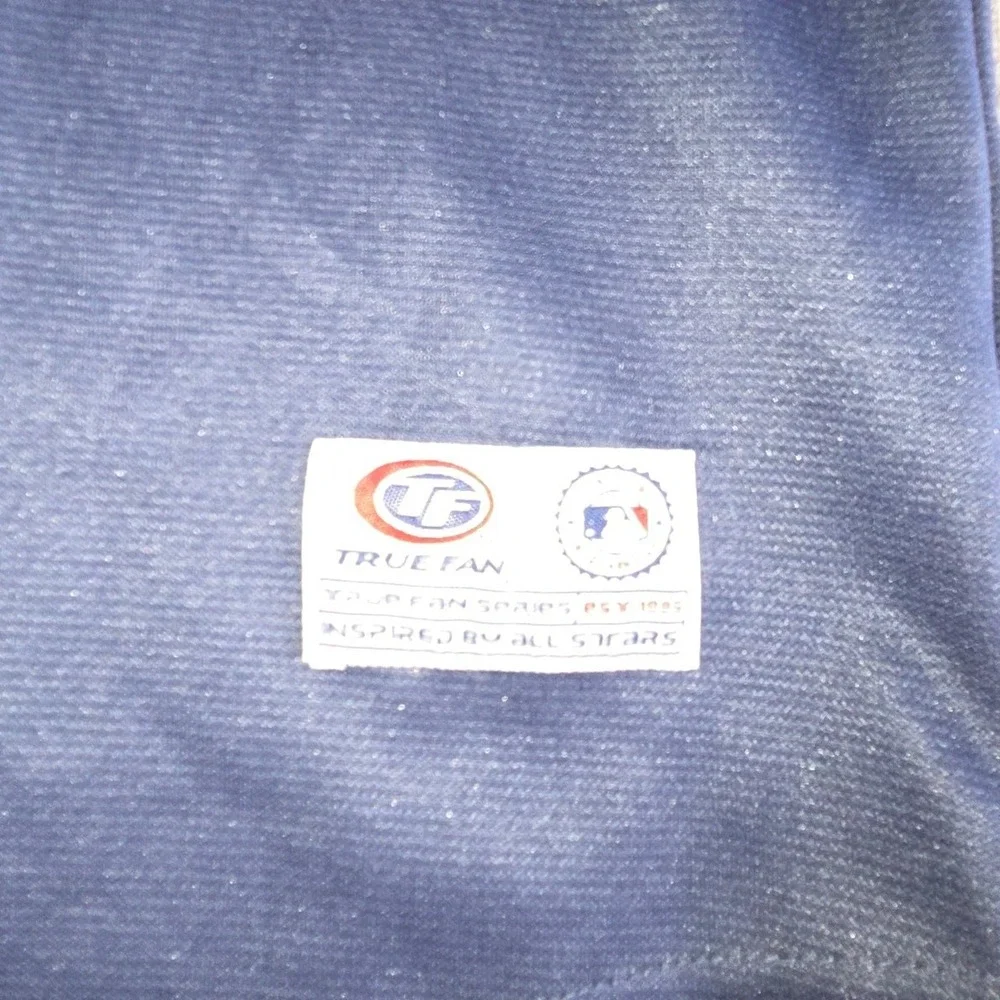 Houston Astros True Fan Adult XL Button Up MLB Baseball Jersey Navy Blue